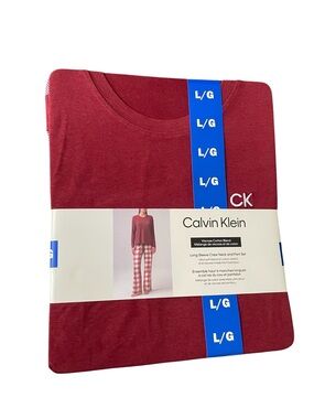 Calvin Klein Black Logo-Print Lounge Pajama Set